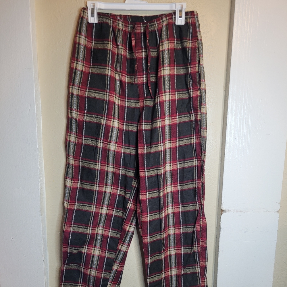 Allison Rhea Plaid Pajama Pants Mens Fall Christmas Red Home Comfy Sleep